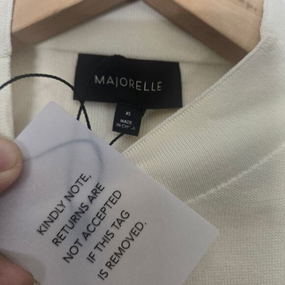 NEW REVOLVE Majorelle Billy Mini Dress Size XS Ivory - Picture 9 of 10